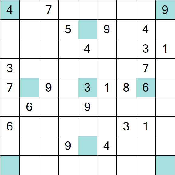 Girandola Sudoku - Difícil
