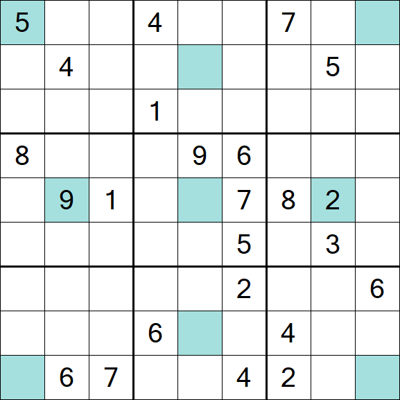 Girandola Sudoku - Difícil