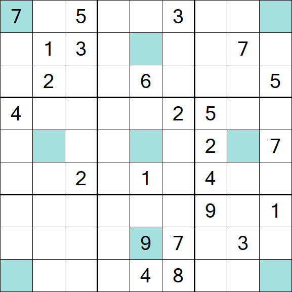 Girandola Sudoku - Difícil