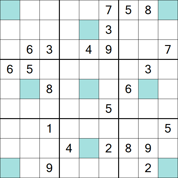 Girandola Sudoku - Difícil