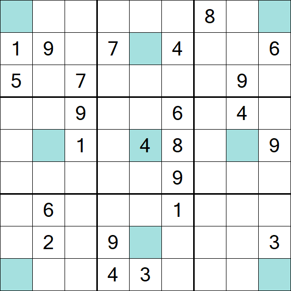 Girandola Sudoku - Difícil