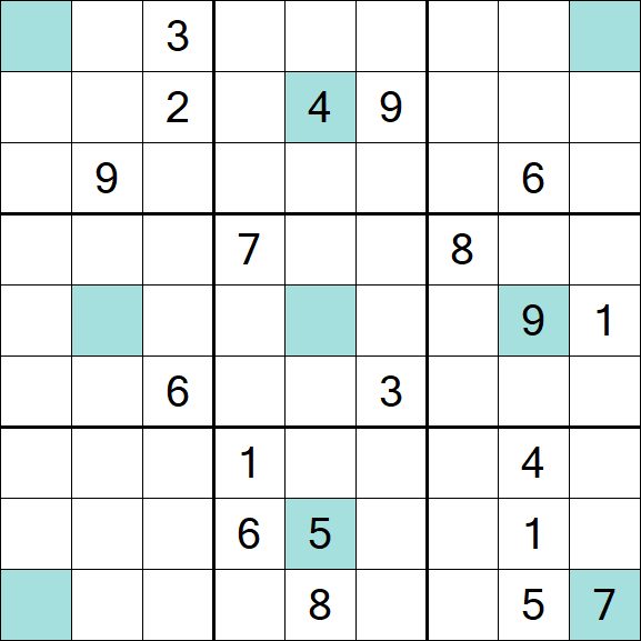 Girandola Sudoku - Difficile