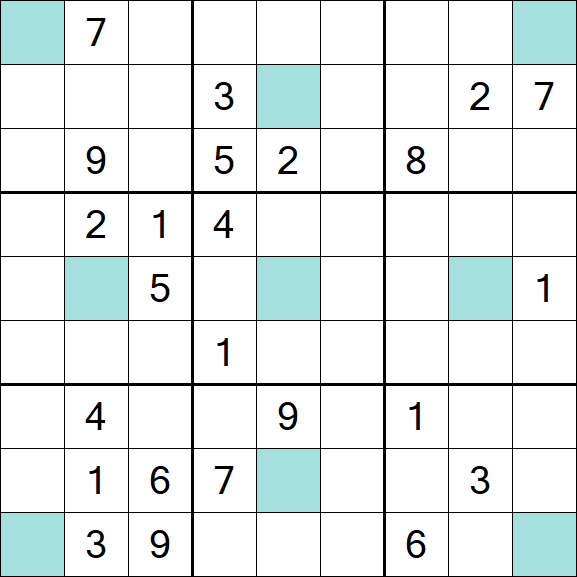 Girandola Sudoku - Difficile