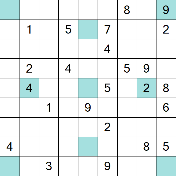 Girandola Sudoku - Difficile