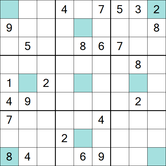 Girandola Sudoku - Difficile