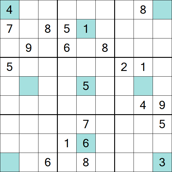 Girandola Sudoku - Difficile