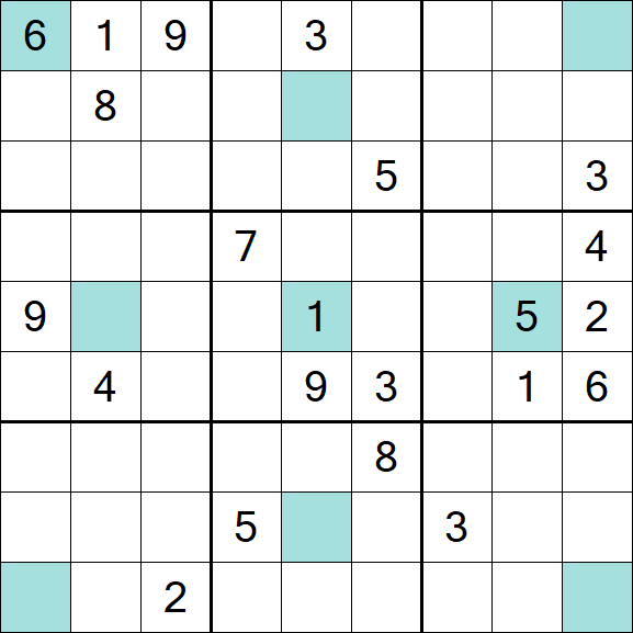 Girandola Sudoku - Difícil