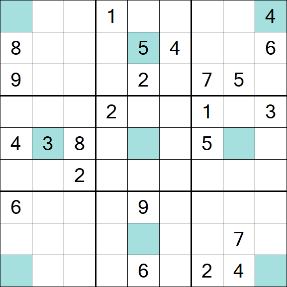 Girandola Sudoku - Difícil