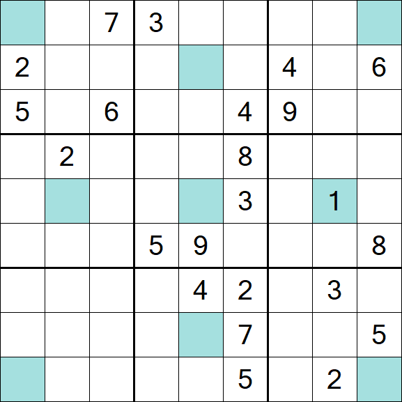Girandola Sudoku - Schwierig