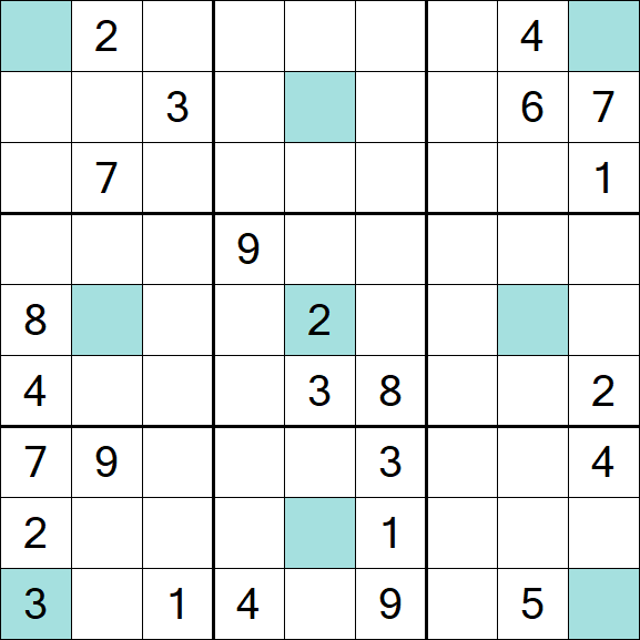 Girandola Sudoku - Schwierig