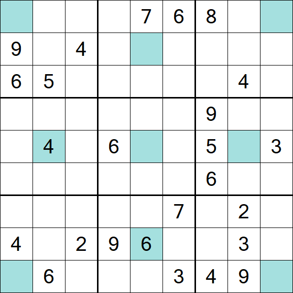 Girandola Sudoku - Schwierig