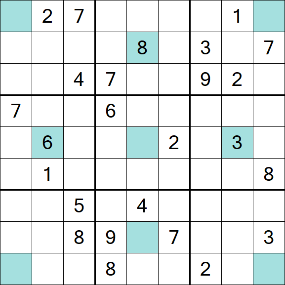 Girandola Sudoku - Schwierig