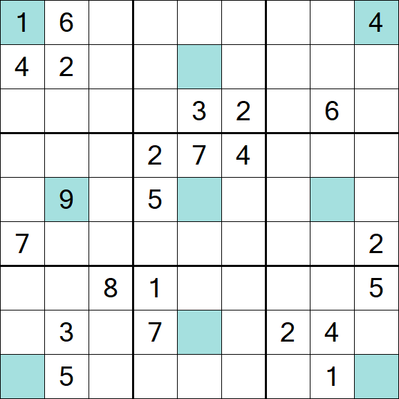 Girandola Sudoku - Schwierig