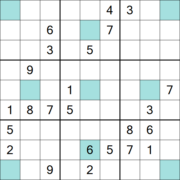 Girandola Sudoku - Schwierig