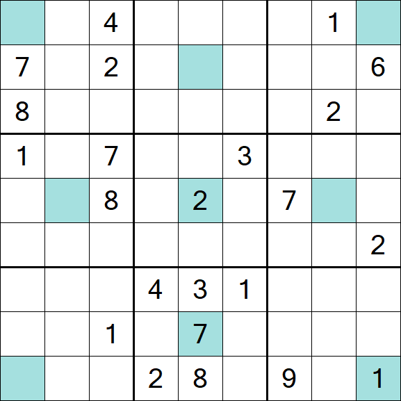 Girandola Sudoku - Schwierig