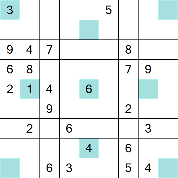 Girandola Sudoku - Difícil
