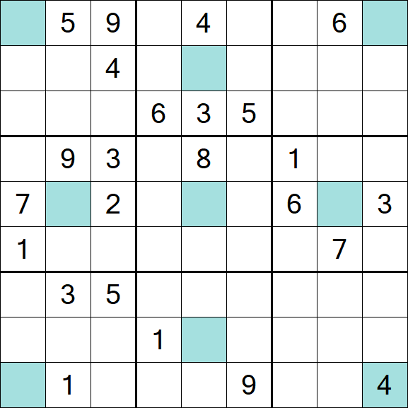 Girandola Sudoku - Difícil