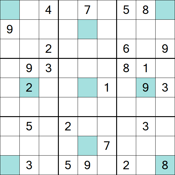 Girandola Sudoku - Hard
