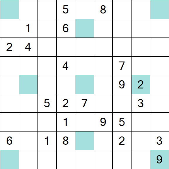 Girandola Sudoku - Difícil
