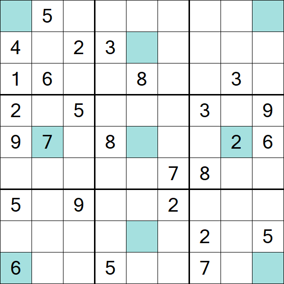 Girandola Sudoku - Schwierig