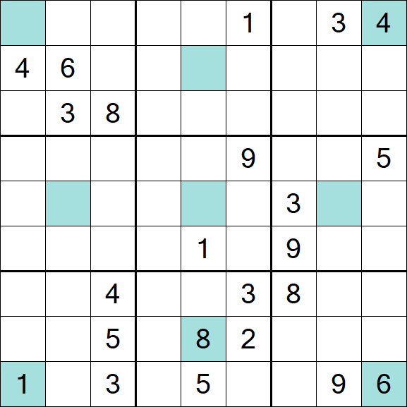 Girandola Sudoku - Difícil