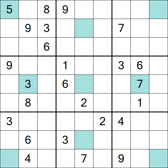 Girandola Sudoku - Difícil