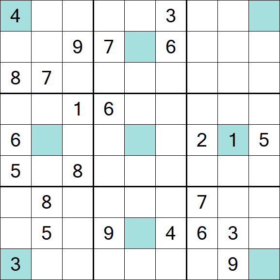 Girandola Sudoku - Difícil