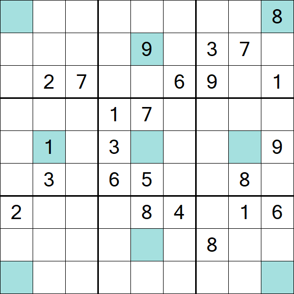 Girandola Sudoku - Difícil