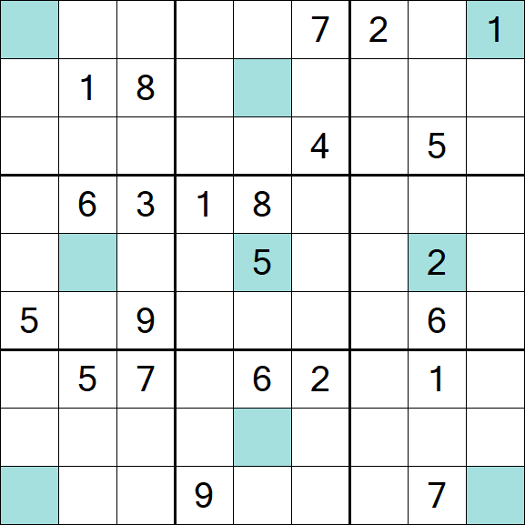Girandola Sudoku - Difícil