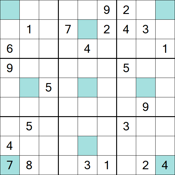 Girandola Sudoku - Difícil