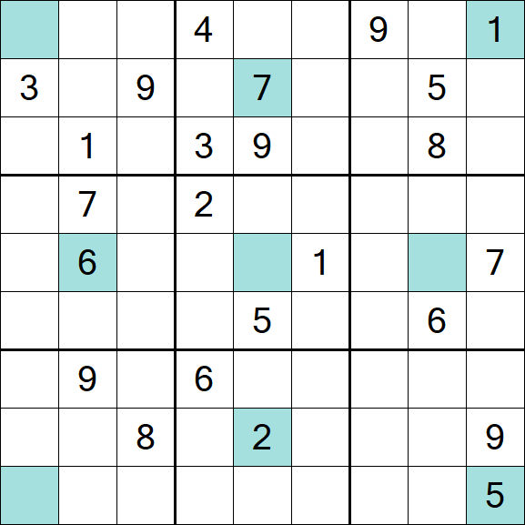 Girandola Sudoku - Difícil