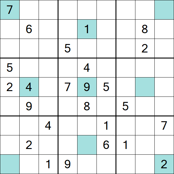 Girandola Sudoku - Difícil