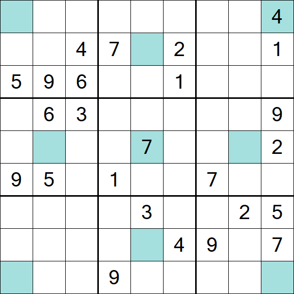 Girandola Sudoku - Difícil