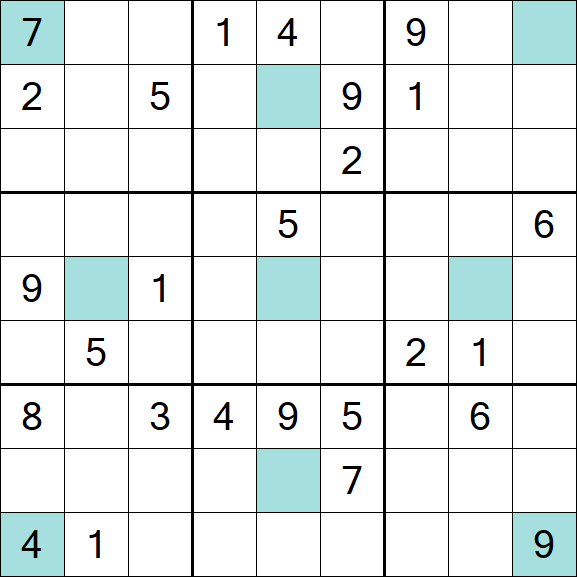 Girandola Sudoku - Difícil