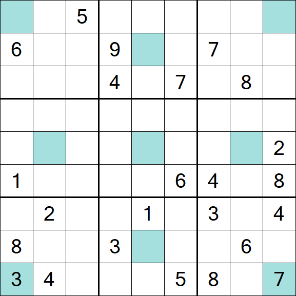 Girandola Sudoku - Difícil