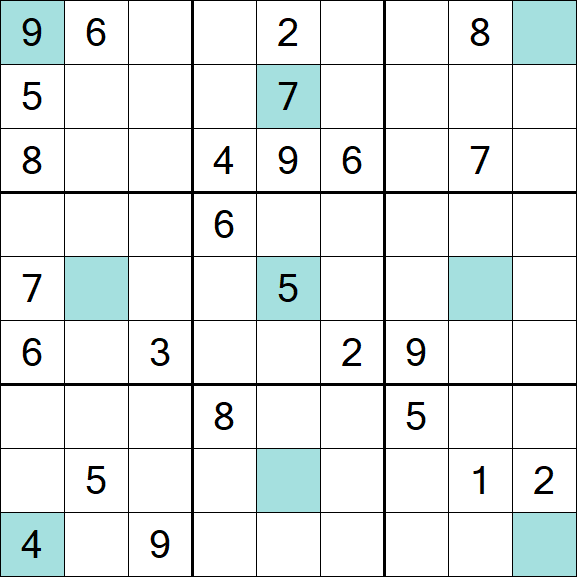 Girandola Sudoku - Schwierig