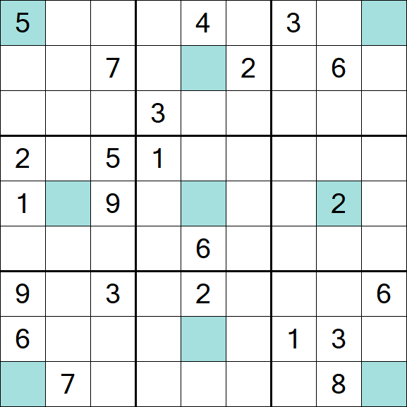 Girandola Sudoku - Difficile