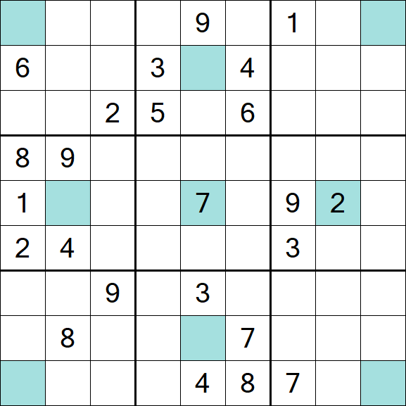 Girandola Sudoku - Difficile