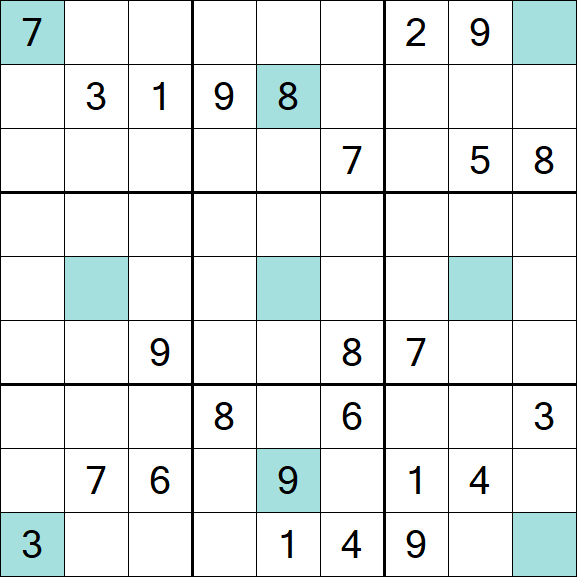 Girandola Sudoku - Difícil
