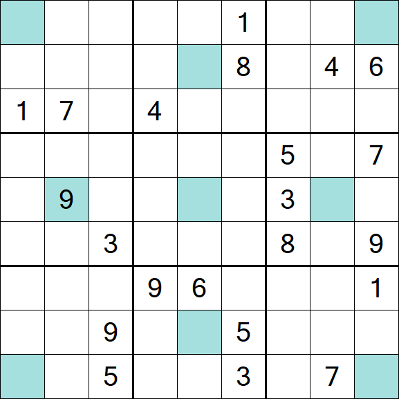 Girandola Sudoku - Difficile