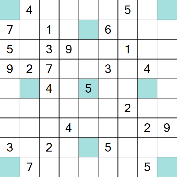 Girandola Sudoku - Difícil