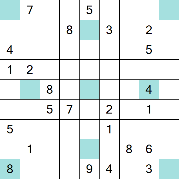 Girandola Sudoku - Difícil