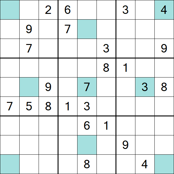 Girandola Sudoku - Difícil