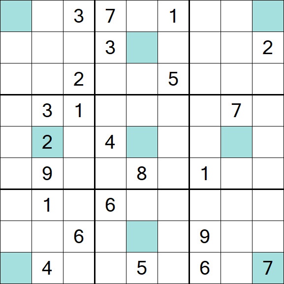 Girandola Sudoku - Difícil