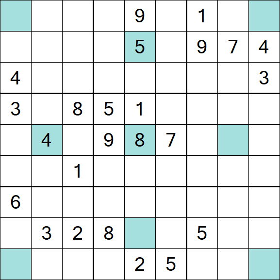 Girandola Sudoku - Difícil