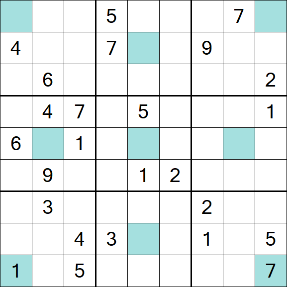 Girandola Sudoku - Difficile