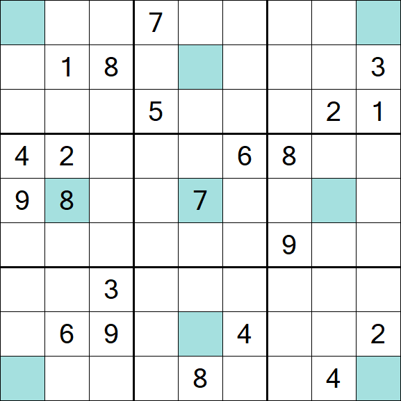 Girandola Sudoku - Difficile