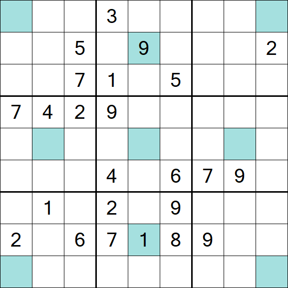 Girandola Sudoku - Difficile