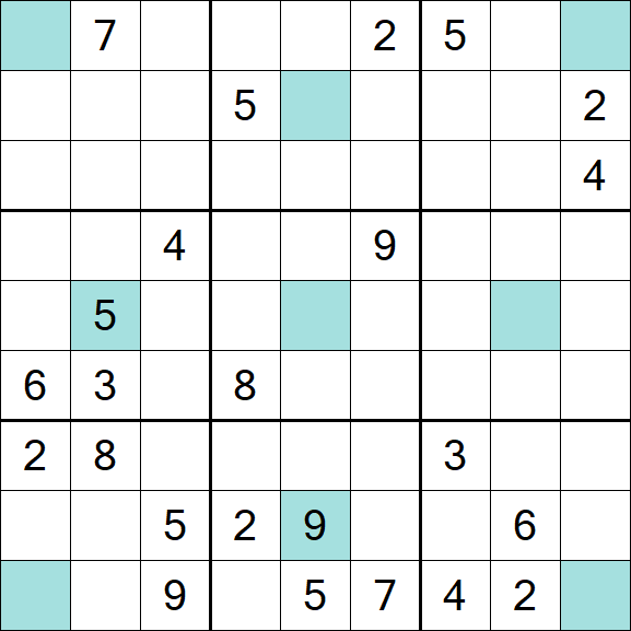 Girandola Sudoku - Difícil