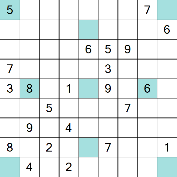 Girandola Sudoku - Difficile